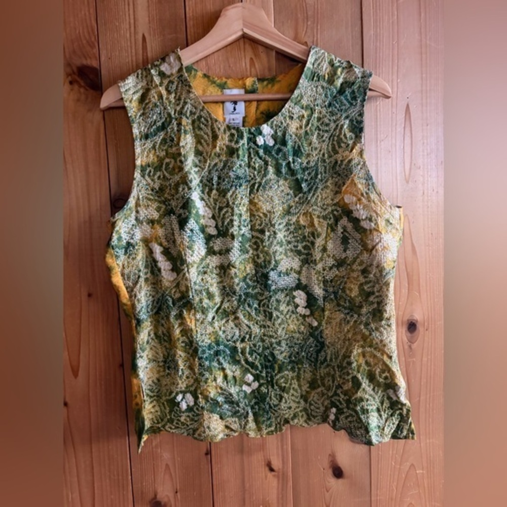 Yasuko Vintage Kimono Silk Top Art To Wear